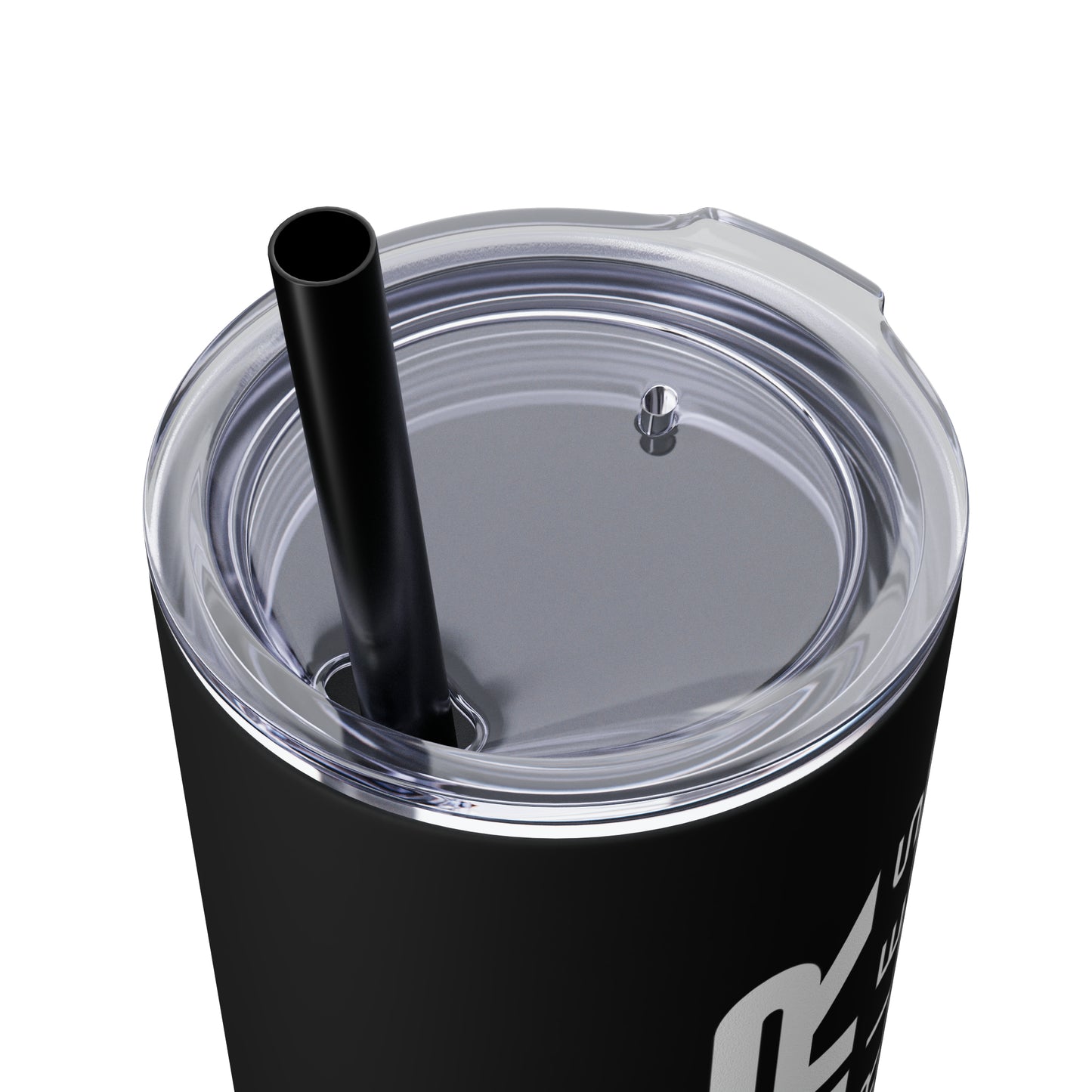 Logo 20-oz. Skinny Stainless Steel Tumbler with Straw