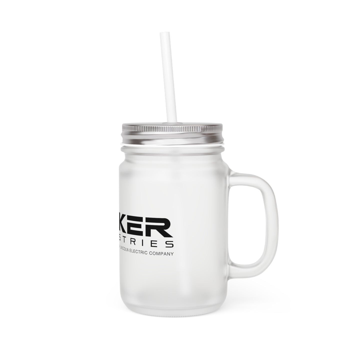 Logo 12-oz. Mason Jar with Straw