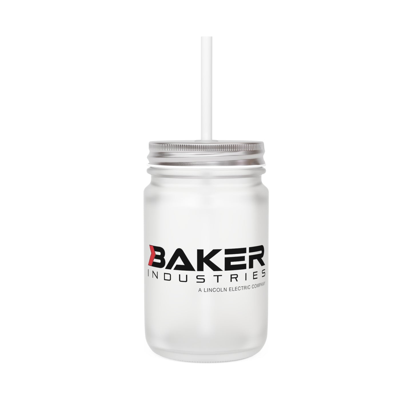 Logo 12-oz. Mason Jar with Straw