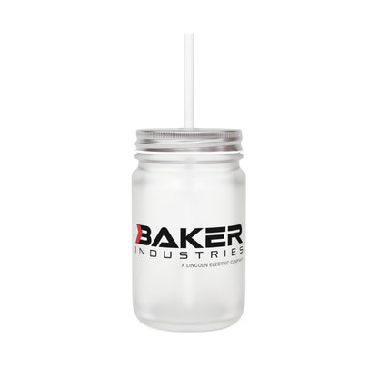 Logo 12-oz. Mason Jar with Straw