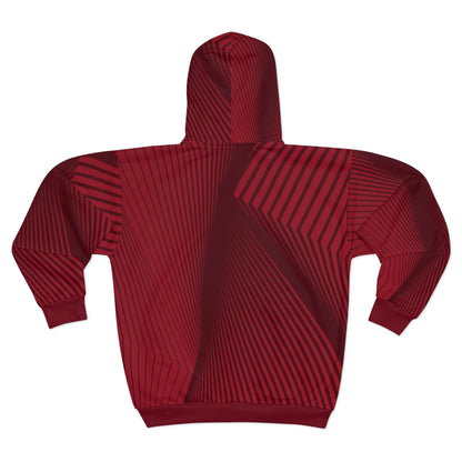 Geometric AOP Full-Zip Hoodie