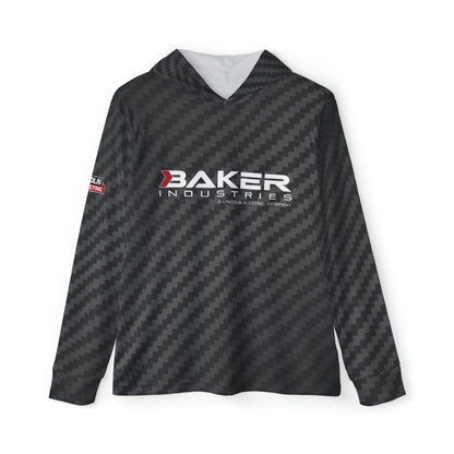 Carbon Fiber AOP Sports Warmup Hoodie