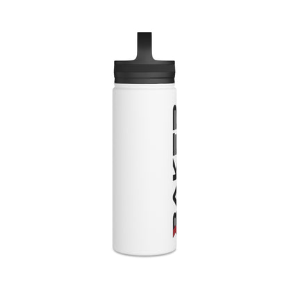 Logo Stainless Steel Water Bottle with Handle Lid