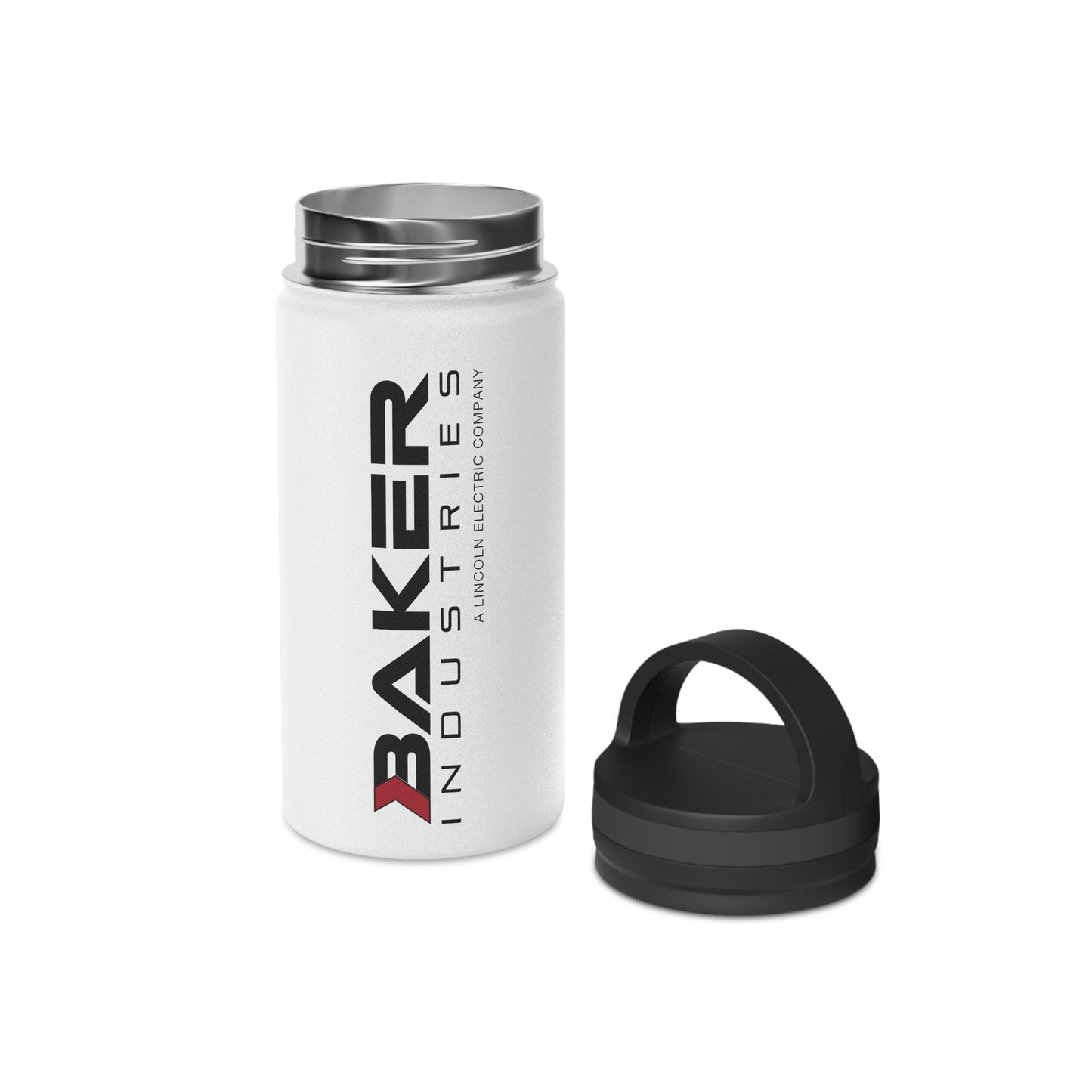 Logo Stainless Steel Water Bottle with Handle Lid