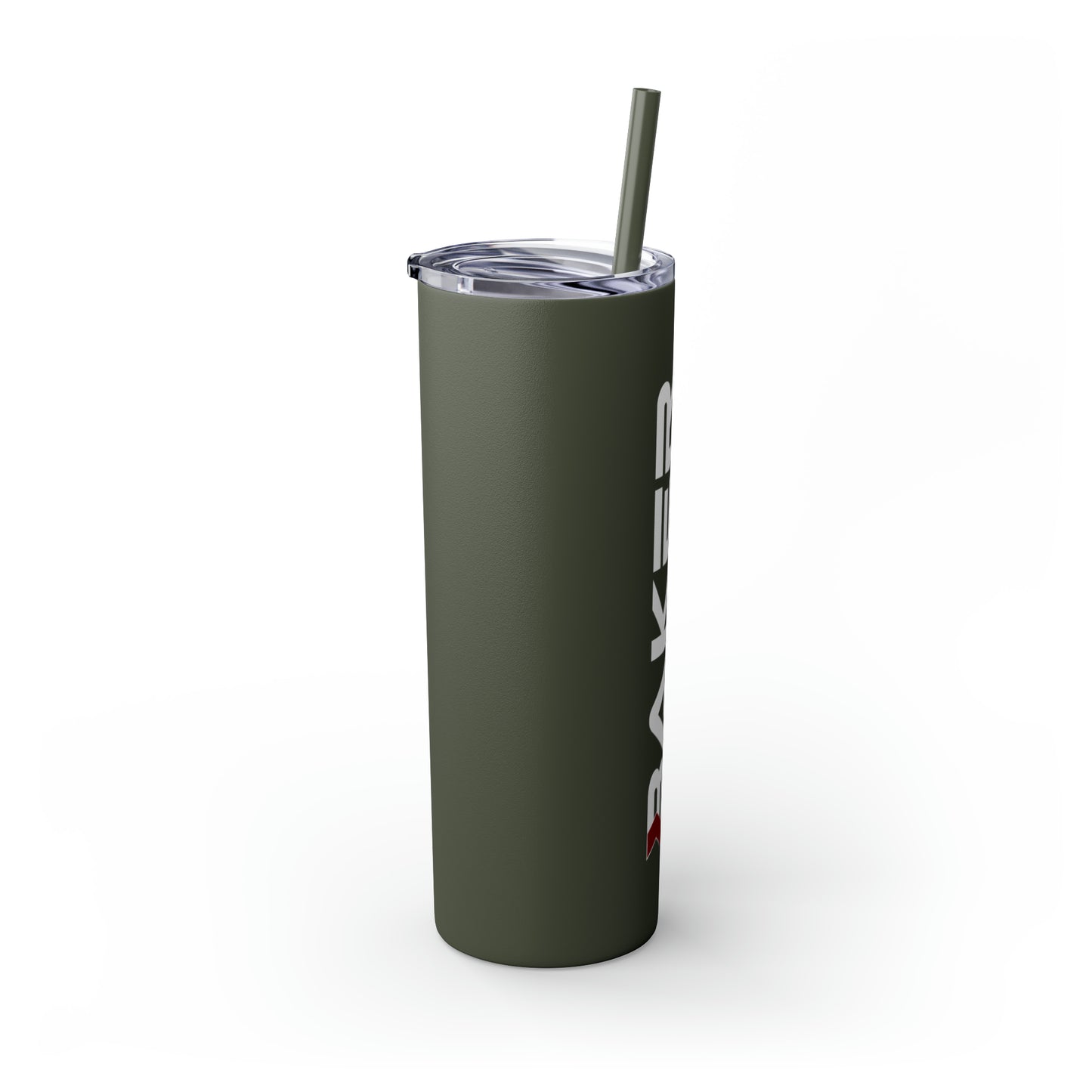 Logo 20-oz. Skinny Stainless Steel Tumbler with Straw