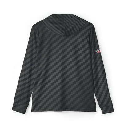 Carbon Fiber AOP Sports Warmup Hoodie