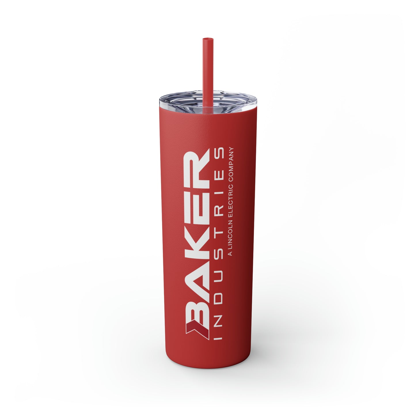 Logo 20-oz. Skinny Stainless Steel Tumbler with Straw