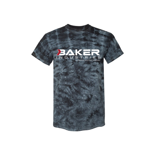 Logo Short-Sleeve Crystal Tie-Dye T-Shirt