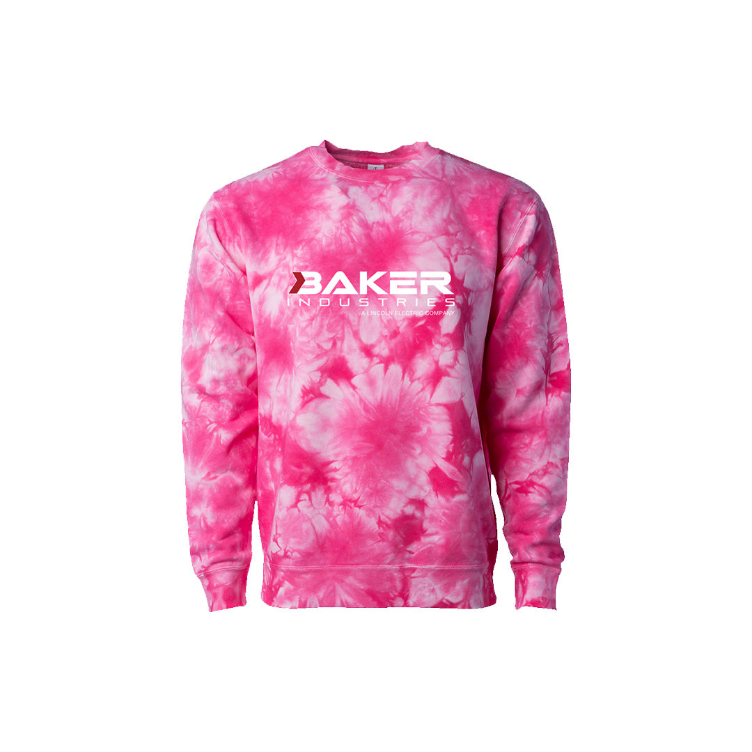 Logo Crystal Tie-Dye Crewneck