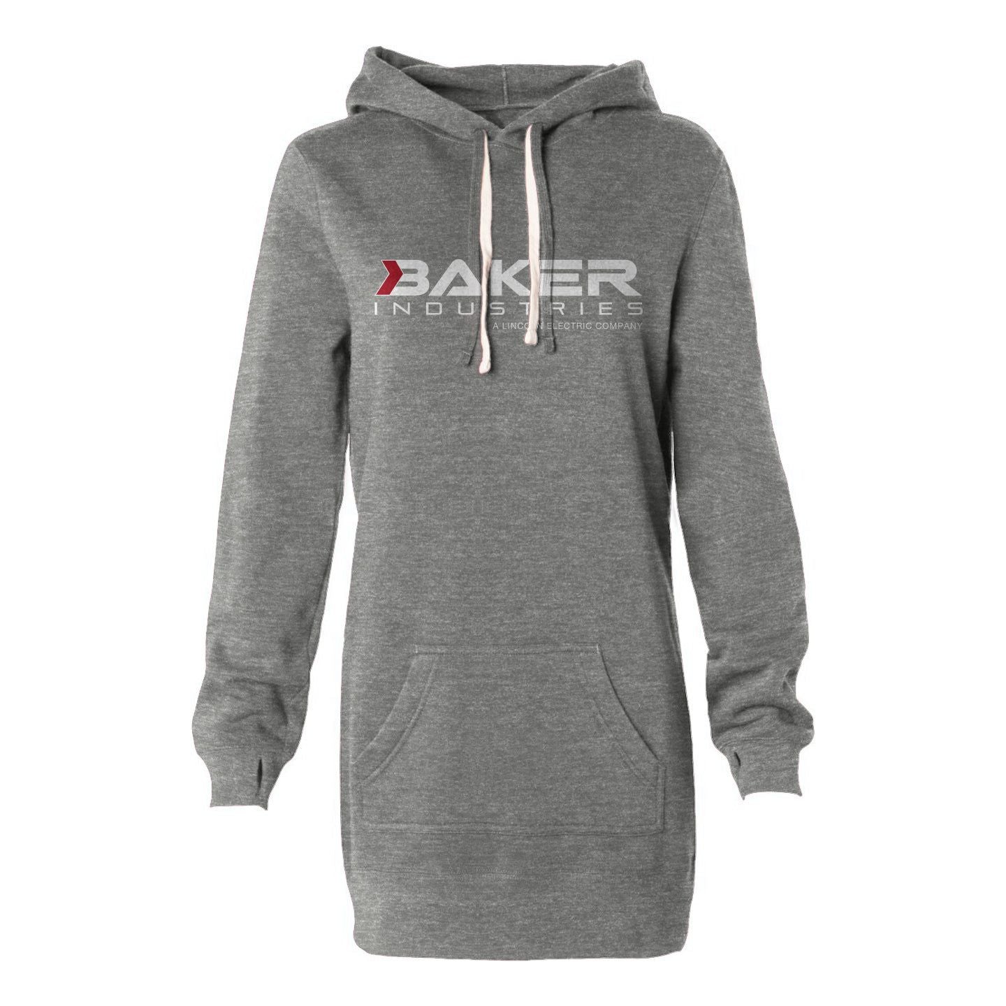 Logo Hooded Sweatshirt Dress