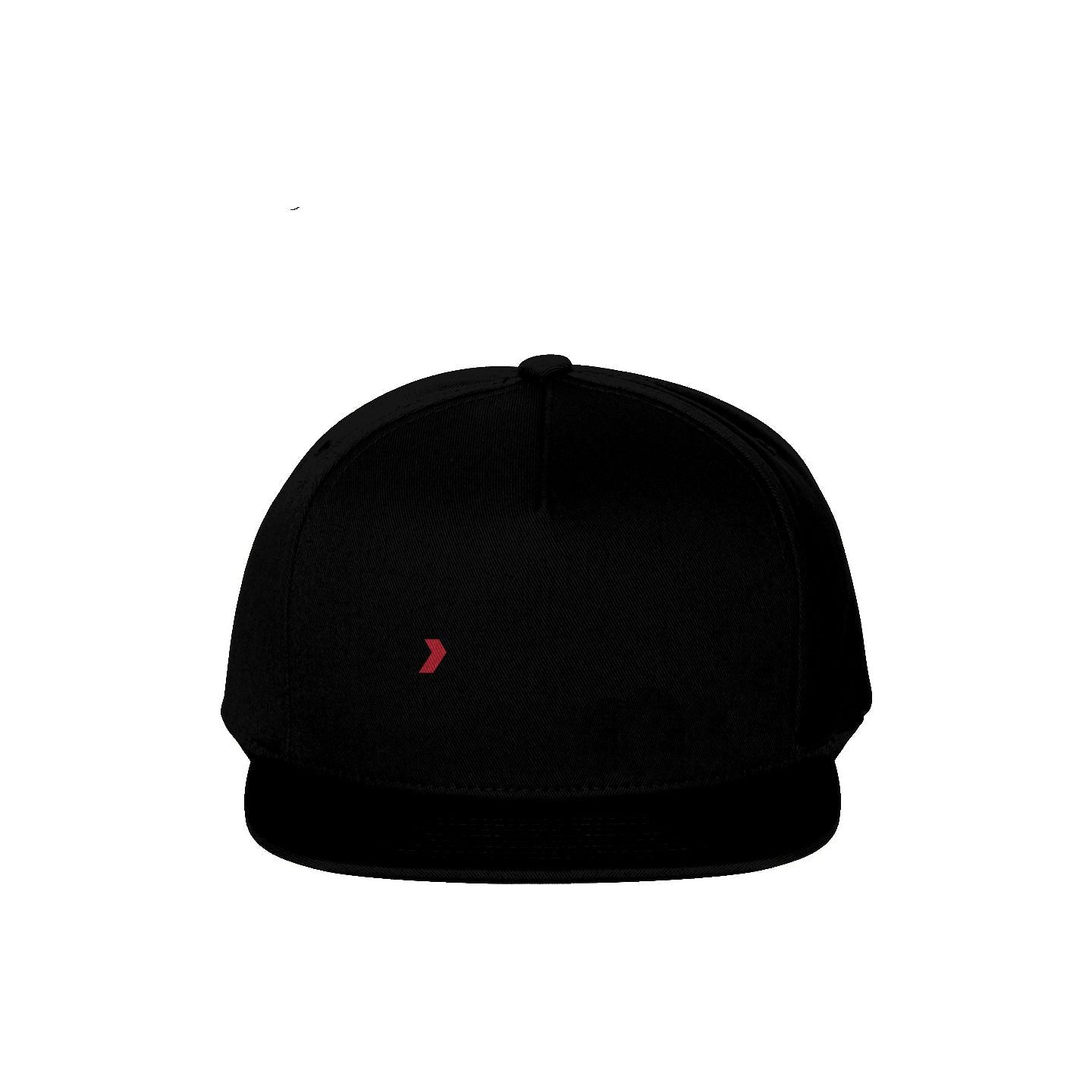 Logo 5-Panel Cotton Twill Flat-Brim Snapback Cap