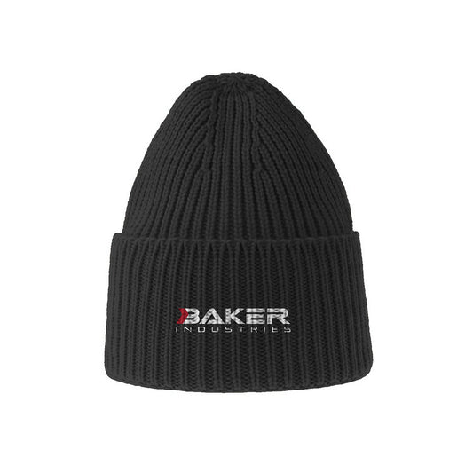 Logo OAK Sustainable Chunky Rib-Knitted Beanie