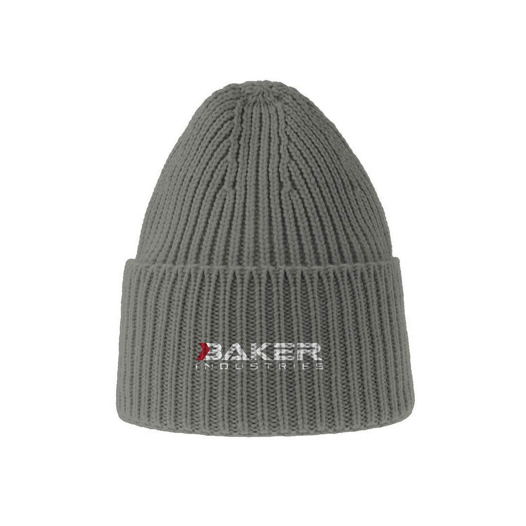 Logo OAK Sustainable Chunky Rib-Knitted Beanie