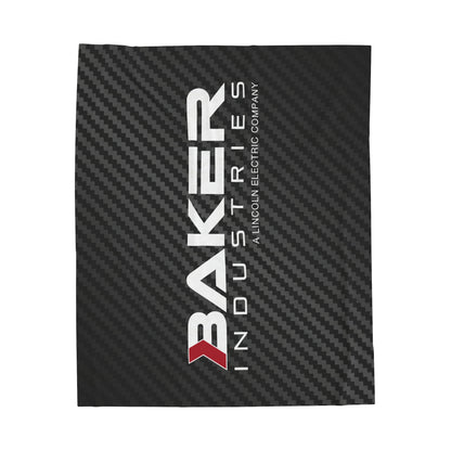 Carbon Fiber AOP Velveteen Plush Blanket