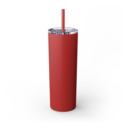 Logo 20-oz. Skinny Stainless Steel Tumbler with Straw