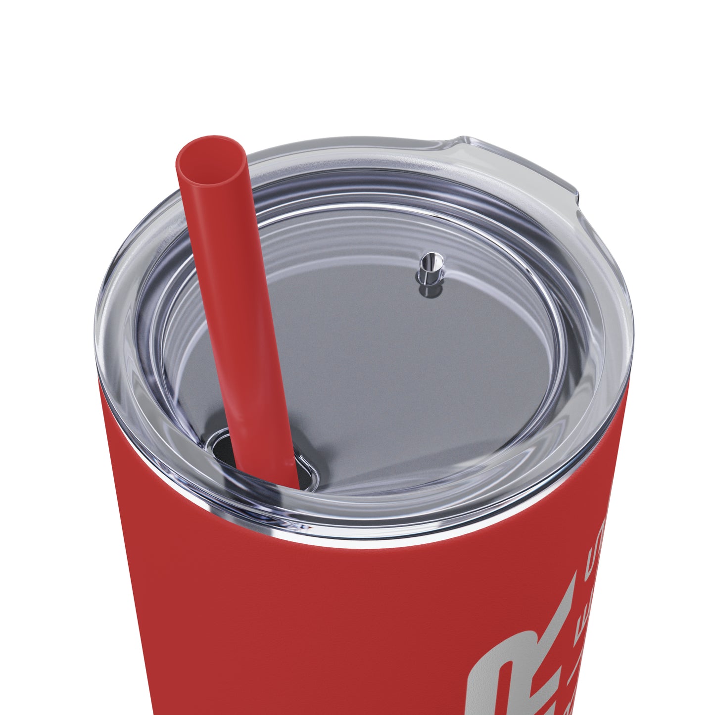 Logo 20-oz. Skinny Stainless Steel Tumbler with Straw