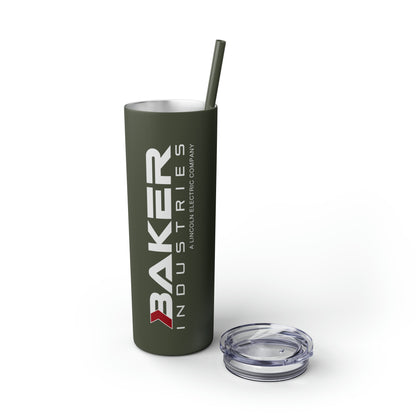 Logo 20-oz. Skinny Stainless Steel Tumbler with Straw