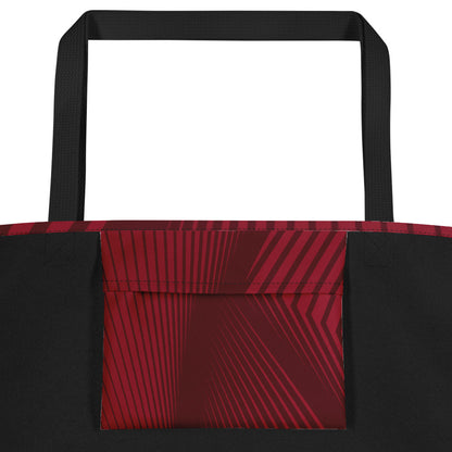 All-Over Print Large Tote Bag with Inside Pocket