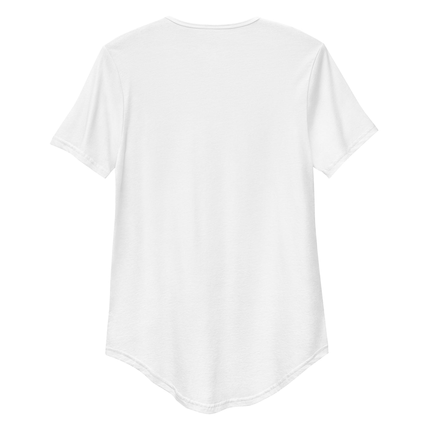 Logo Curved Hem Short-Sleeve T-Shirt